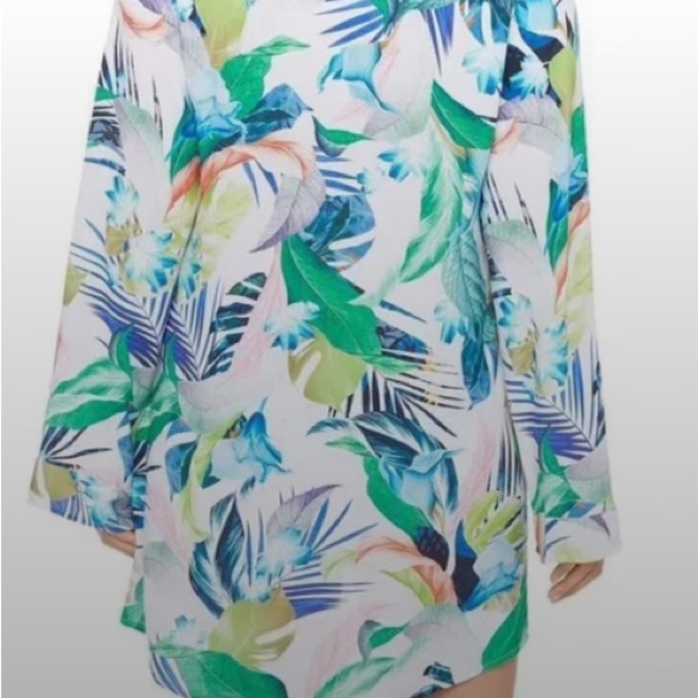 XL La Blanca Tropical Swim Cover up - Picture 5 of 5